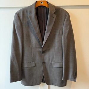 Lauren Ralph Lauren Men's Blazer Sports Coat 100% Wool Gray‎ India Luxury 38R
